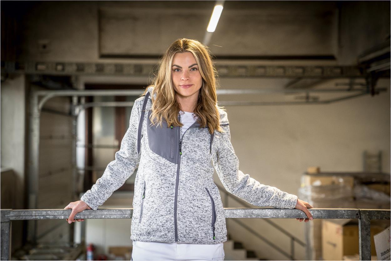 Strickjacke Casual Line Unisex Weiß CASTJ, Gr. 2XL von Leibwächter