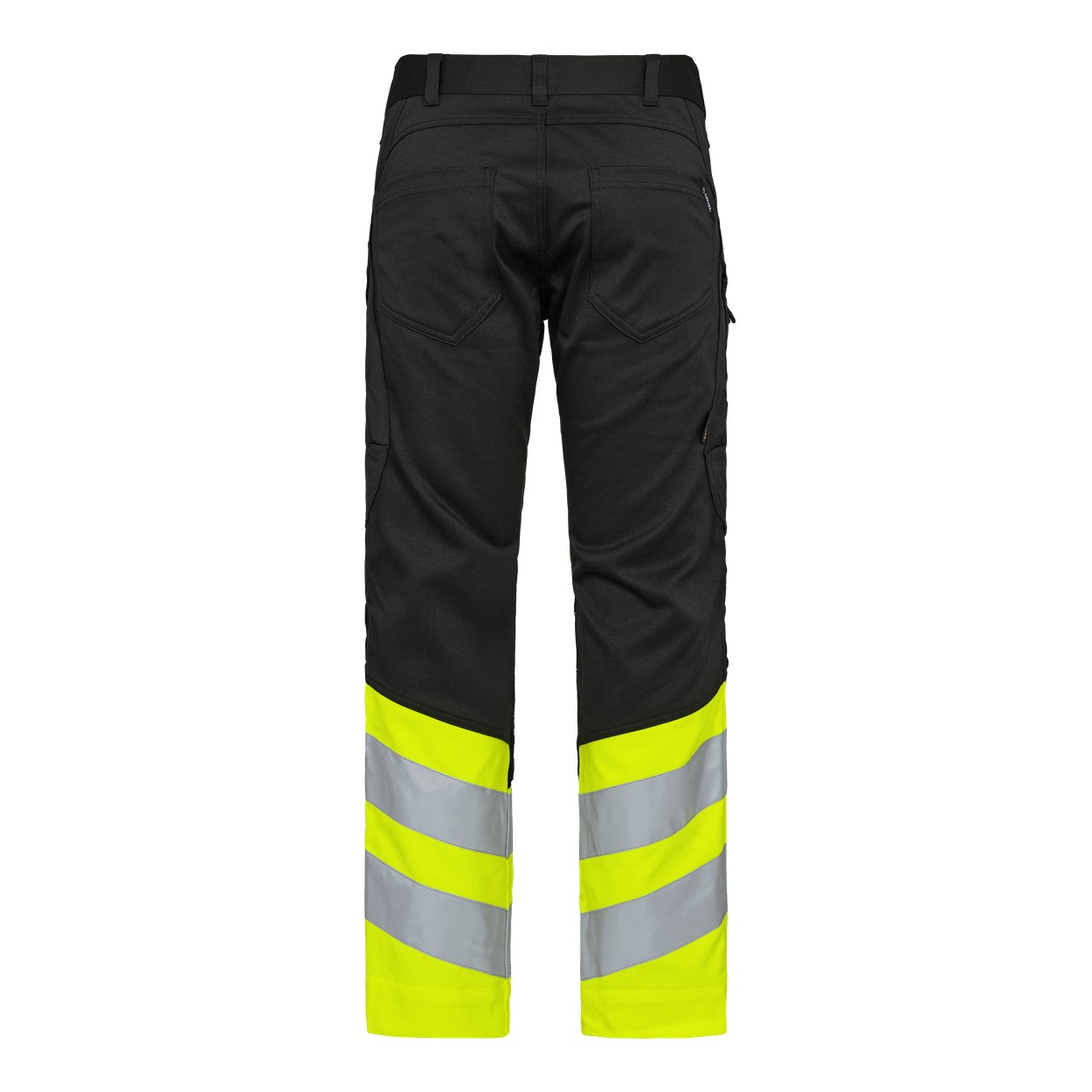 ENGEL Safety Arbeitshose mit 2-Wege-Stretch in Schwarz/Gelb, Größe 26