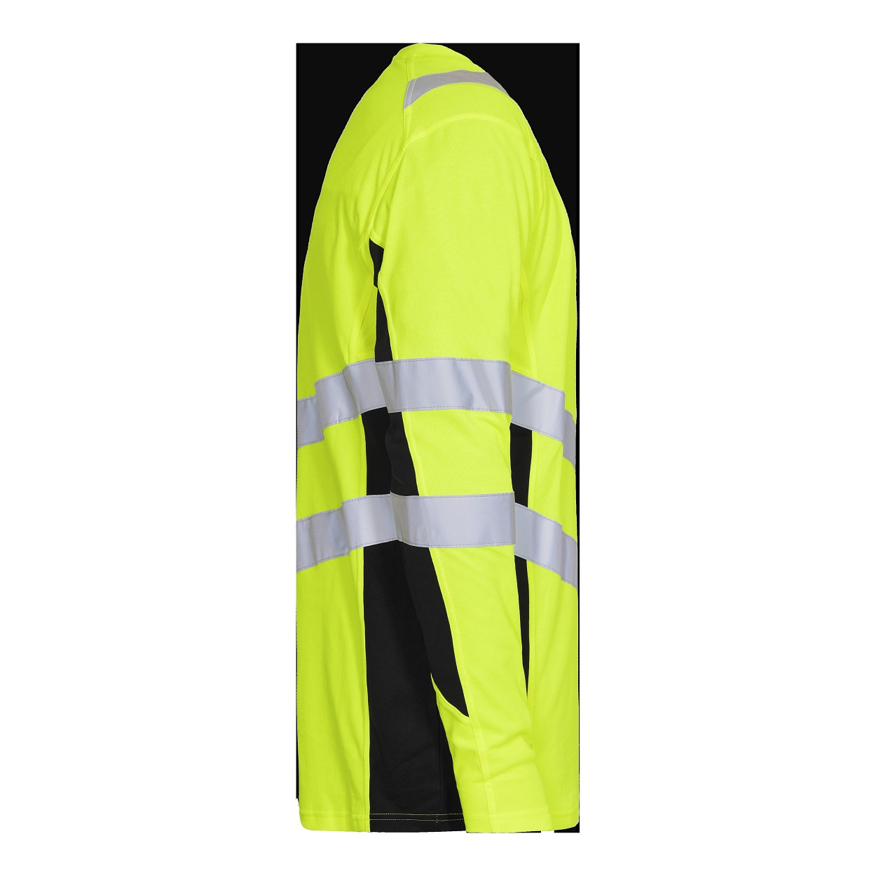 ENGEL Safety Langarm-Shirt in Gelb/Schwarz, Größe XS