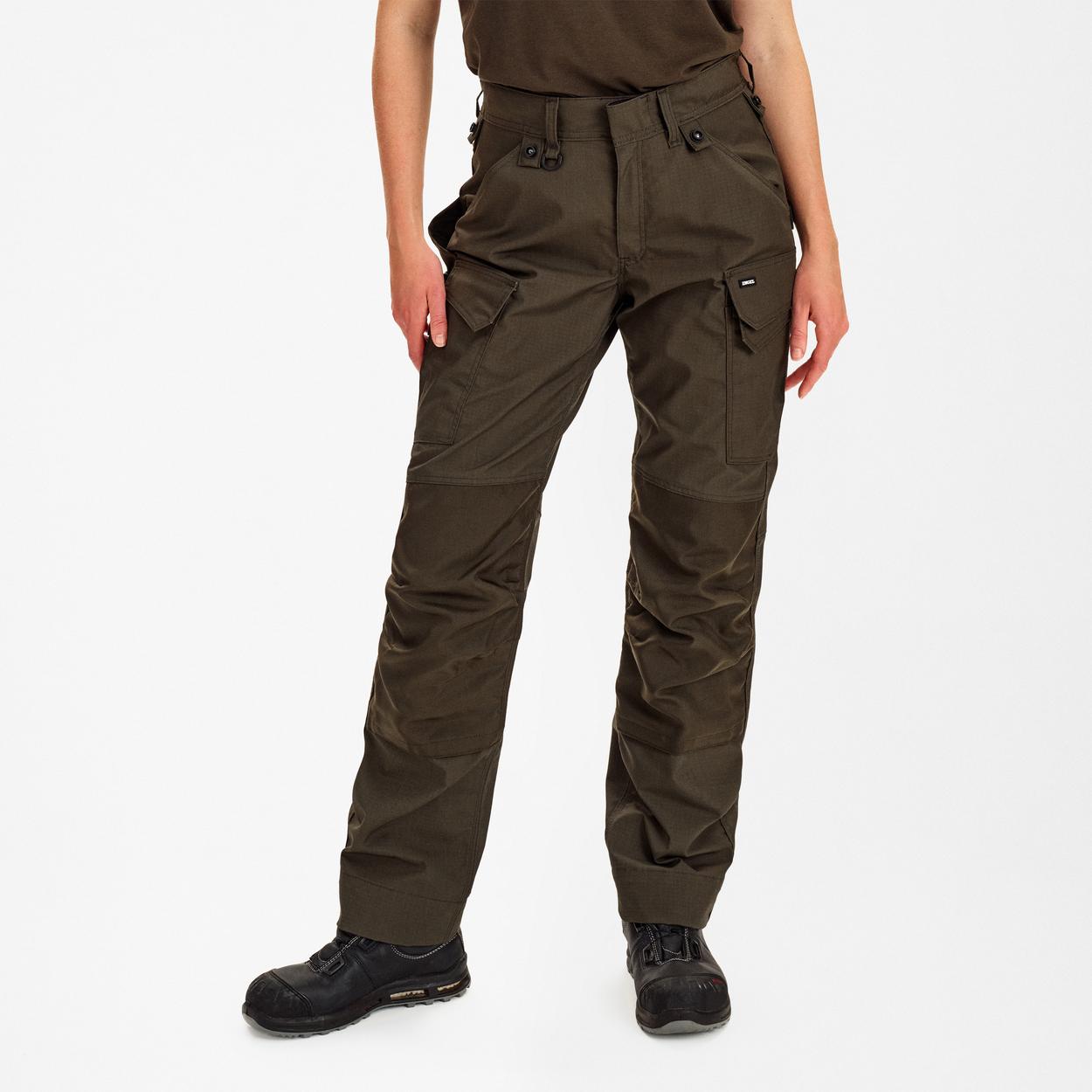 ENGEL Entire Damen Arbeitshose mit 2-Wege-Stretch in Forest Green, Größe 34