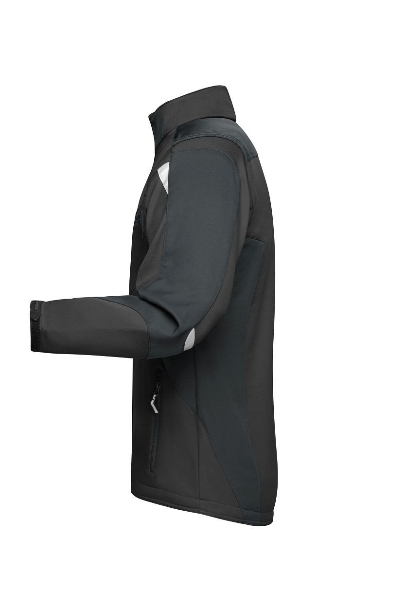 Workwear Softshell Jacket - STRONG - "JN844" in Black/Black, Größe 6XL - Daiber