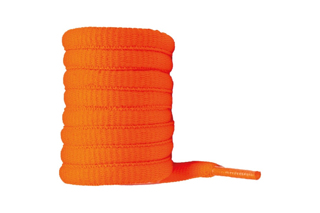 BAAK Schnürsenkel Neon Orange 100cm Senkel Neon Orange, Größe 100cm