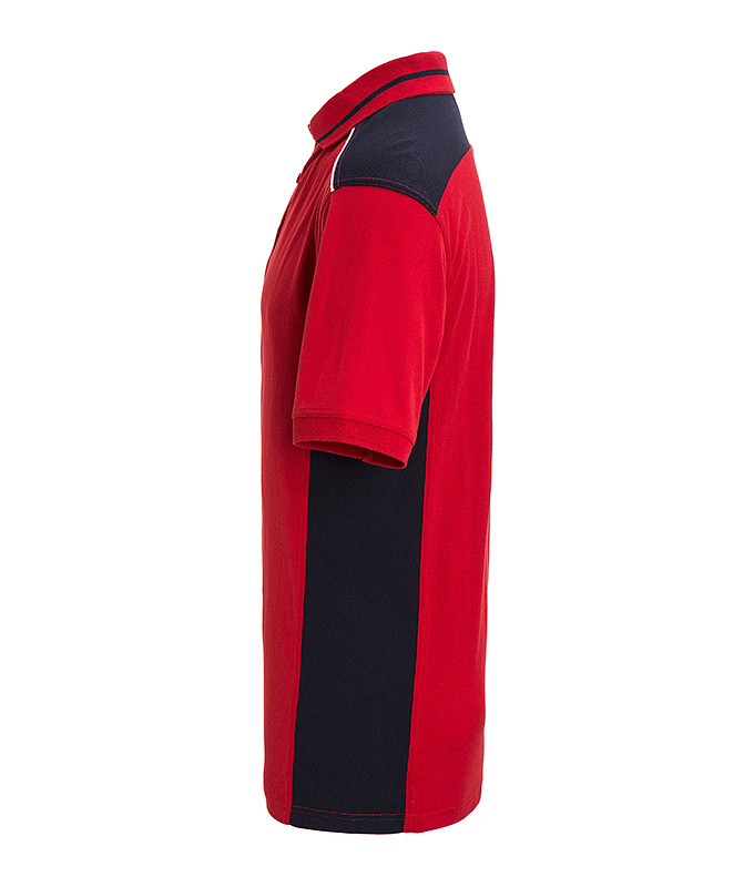 Men's Workwear Polo - COLOR - "JN858" in Red/Navy, Größe 6XL - Daiber