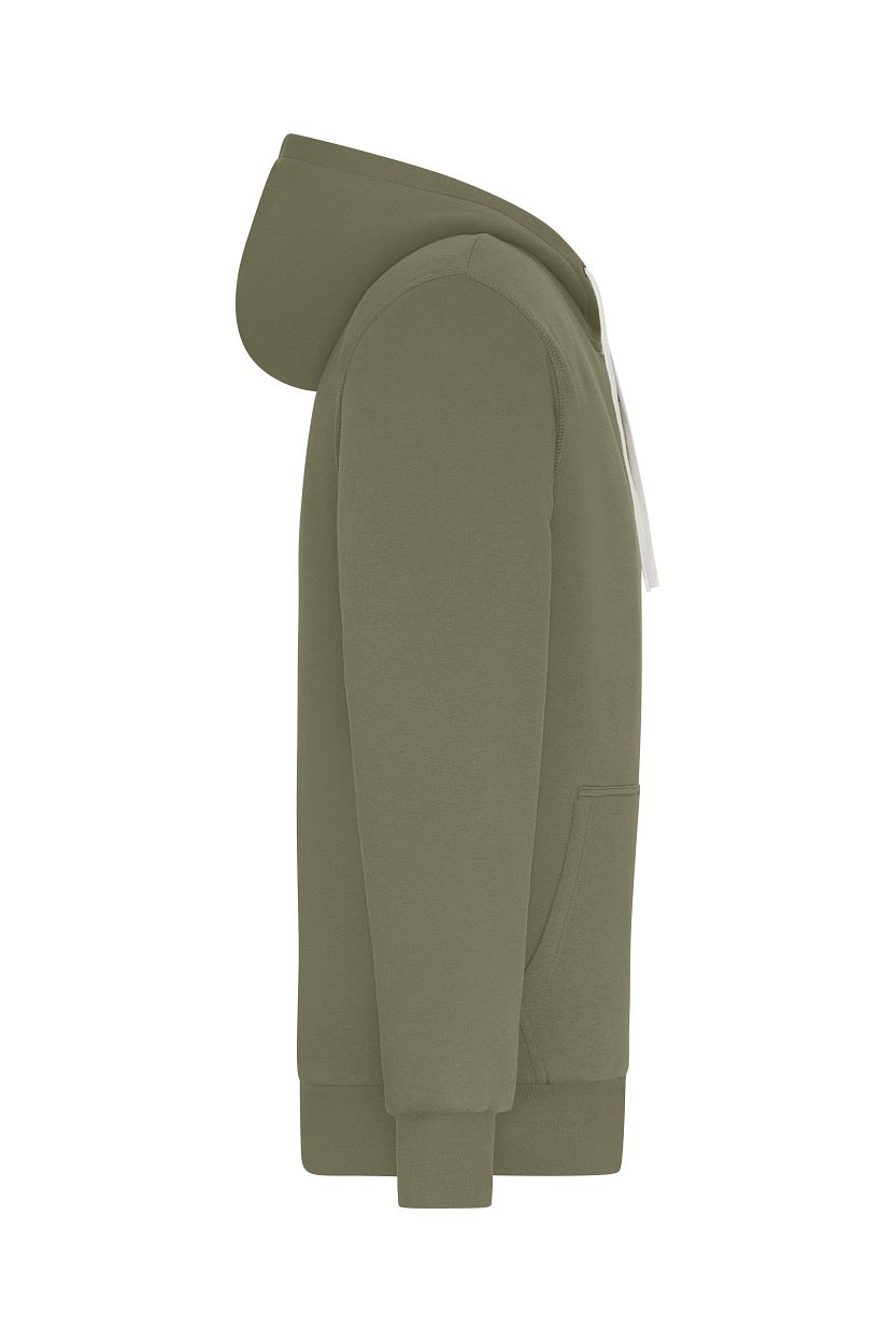 Men's Doubleface Jacket OCS Blended "JN1320" in Olive/Nature, Größe 3XL - Daiber