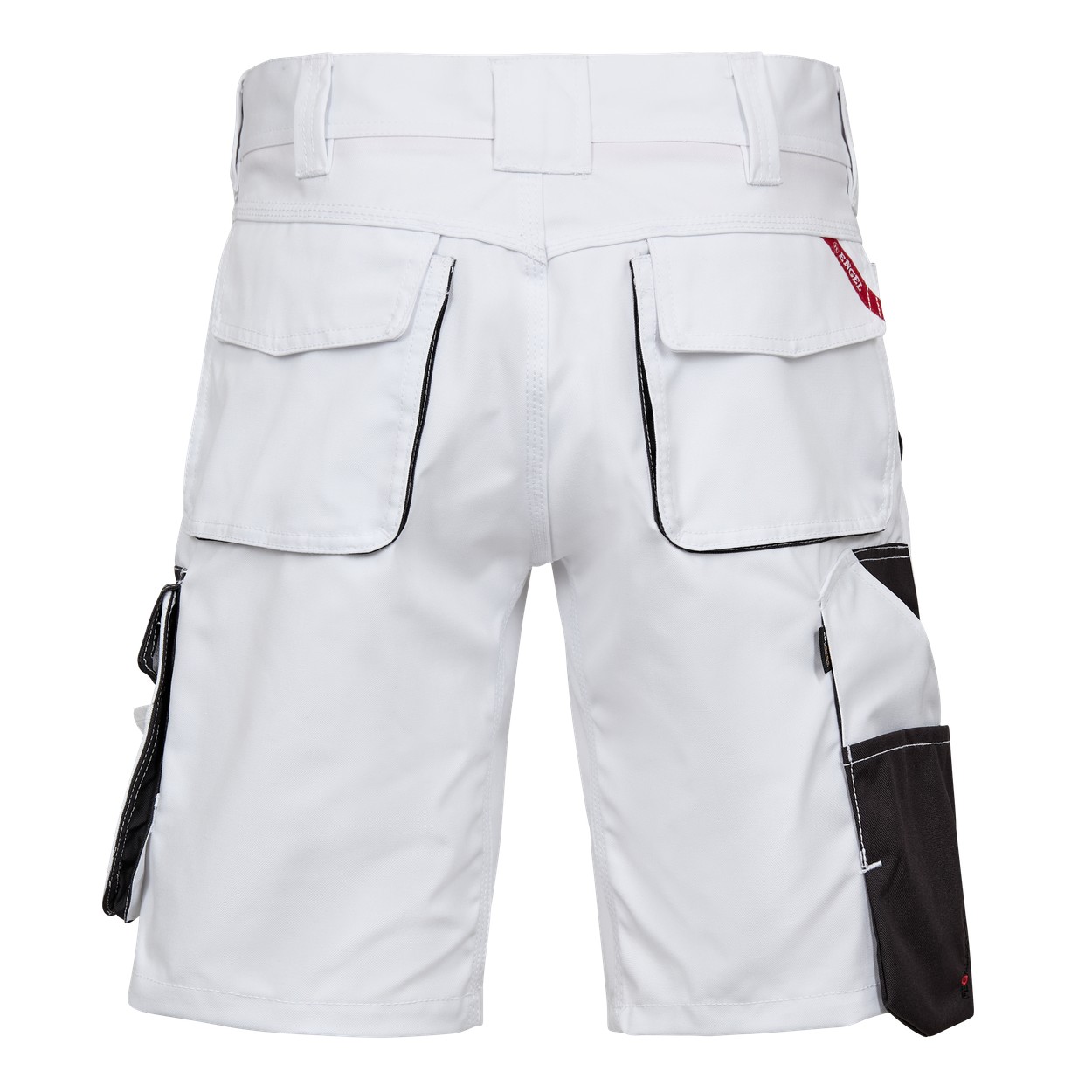 ENGEL Galaxy Arbeitsshorts in Weiss/Anthrazit Grau, Größe 54