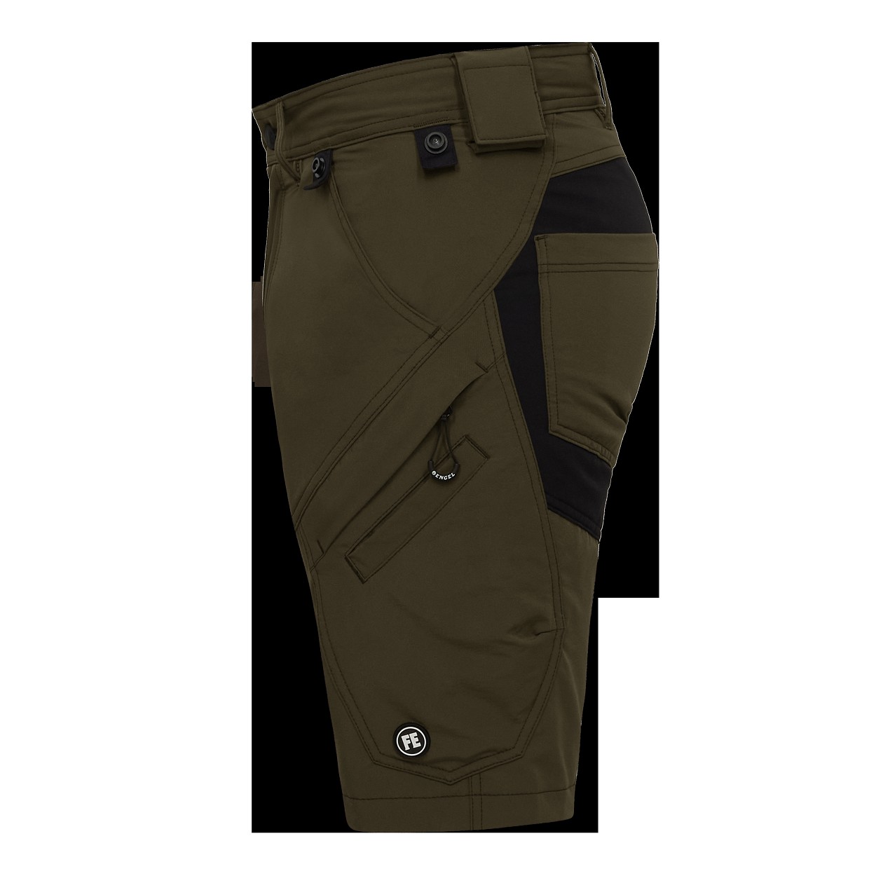 ENGEL X-treme Arbeitsshorts mit 4-Wege-Stretch in Forest Green, Größe 54