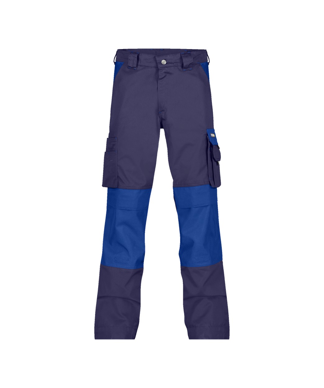 Zweifarbige Arbeitshose mit Kniepolstertaschen "DASSY® Boston" in DUNKELBLAU/KORNBLAU, Größe 58 - langer Schritt PESCO64
