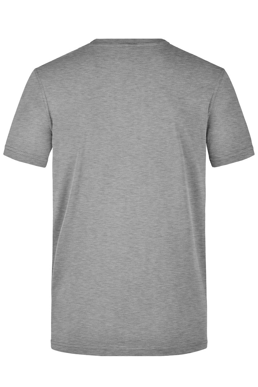 Men's Workwear T-Shirt "JN838" in Grey-Heather, Größe 6XL - Daiber