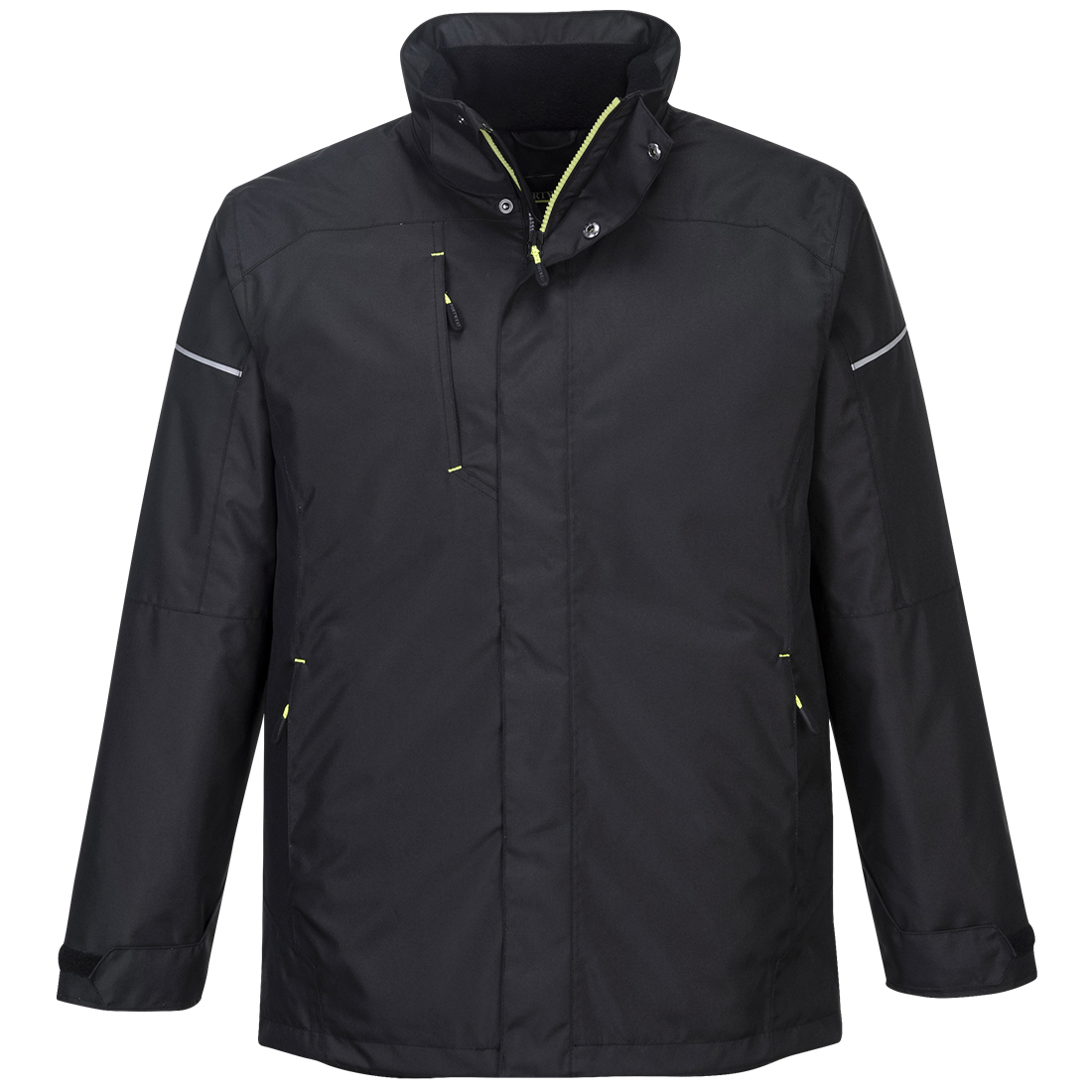 PW3 Winterjacke PW362 in Schwarz, Größe 2XL von Portwest