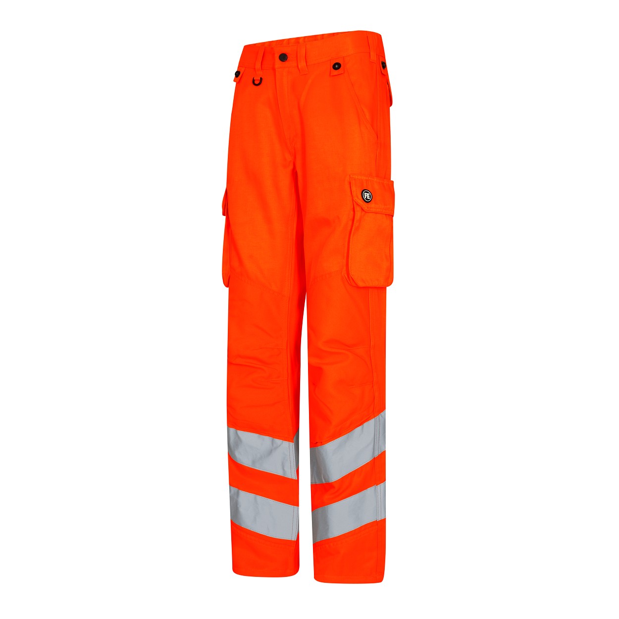 Safety Light Damenhose in Hi-vis Orange, Größe 48