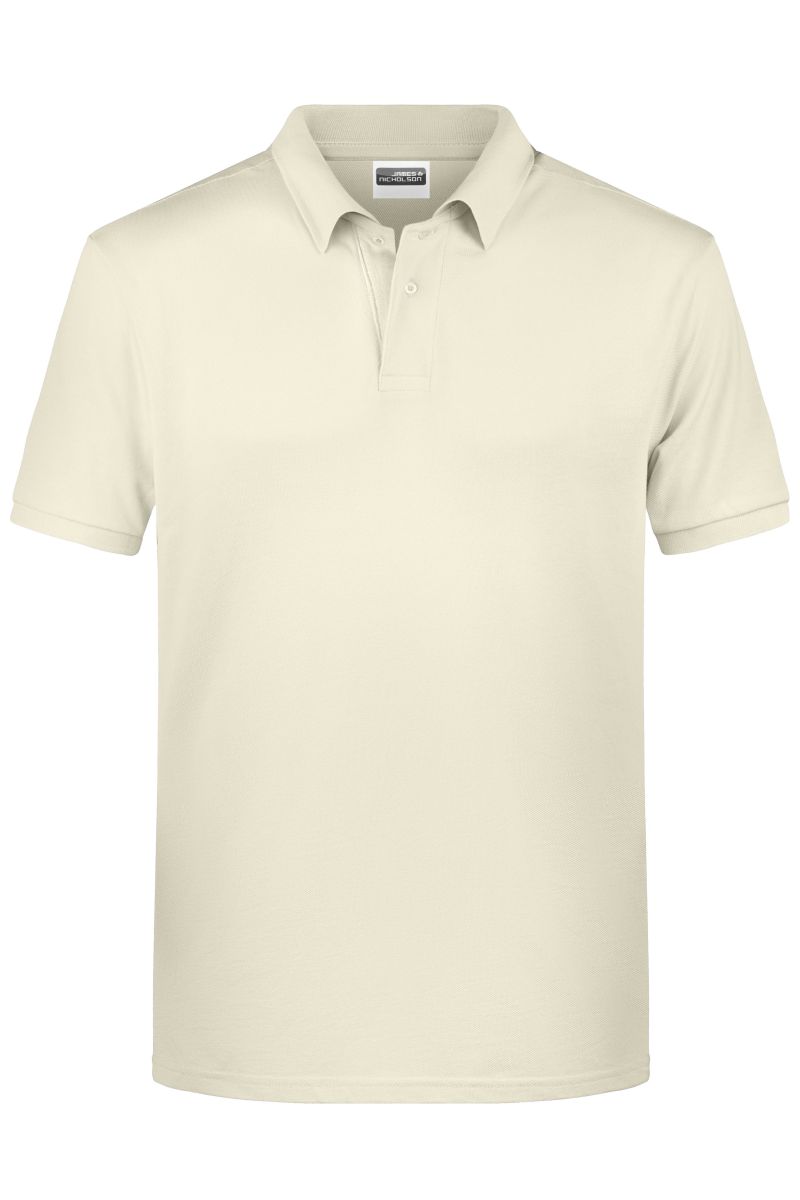 8010 Herren Basic Polo in Vanilla, Größe XL von James & Nicholson