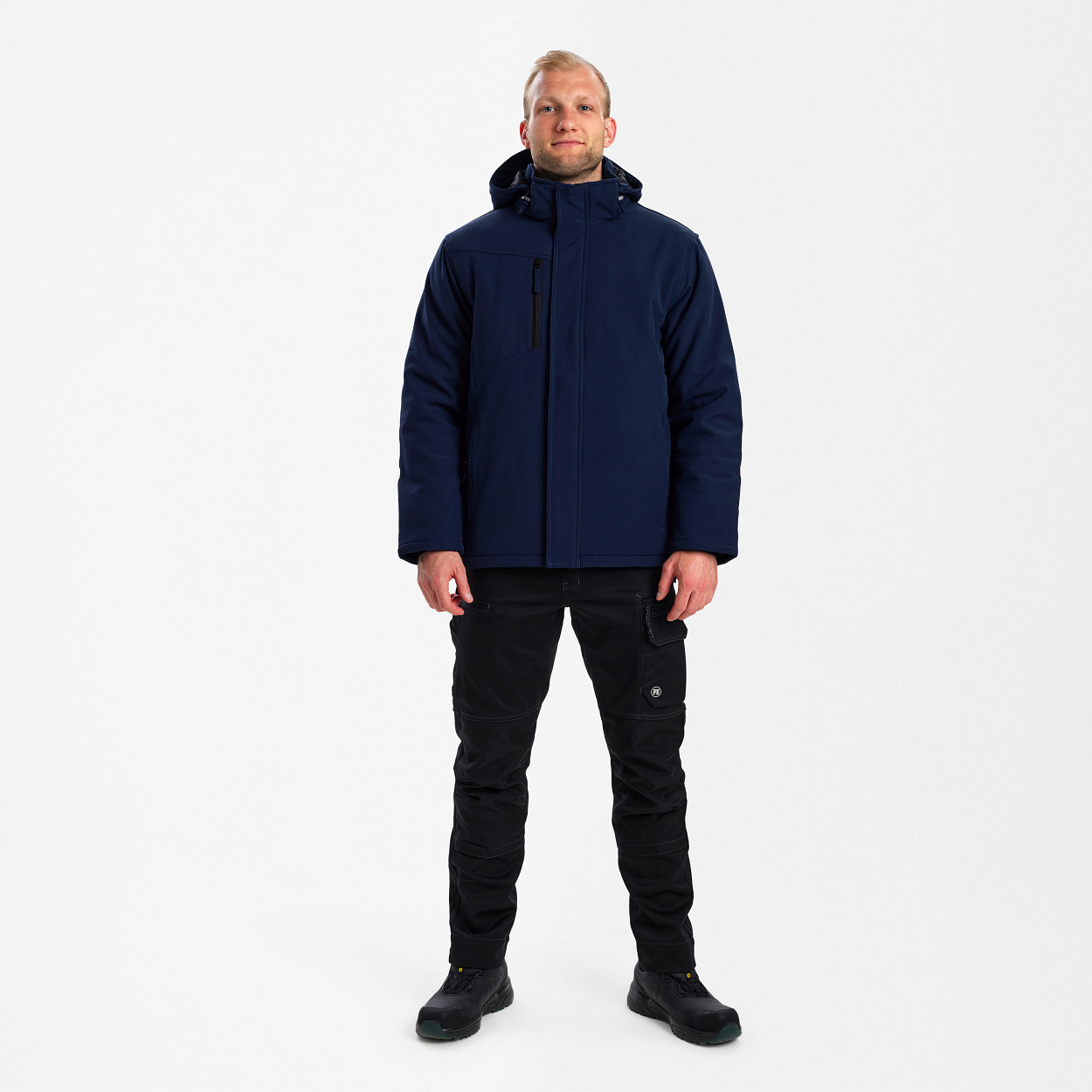 Extend Softshell-Winterjacke in Blue Ink, Größe XS