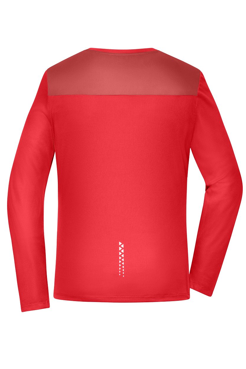 Ladies' Running Shirt Longsleeve GRS "JN1385" in Spicy-Orange, Größe 2XL - Daiber