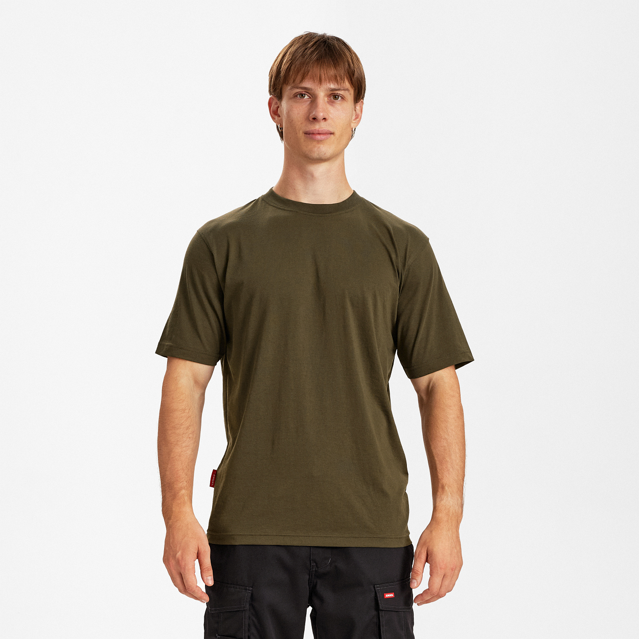 ENGEL Extend T-Shirt in Forest Green, Größe XS