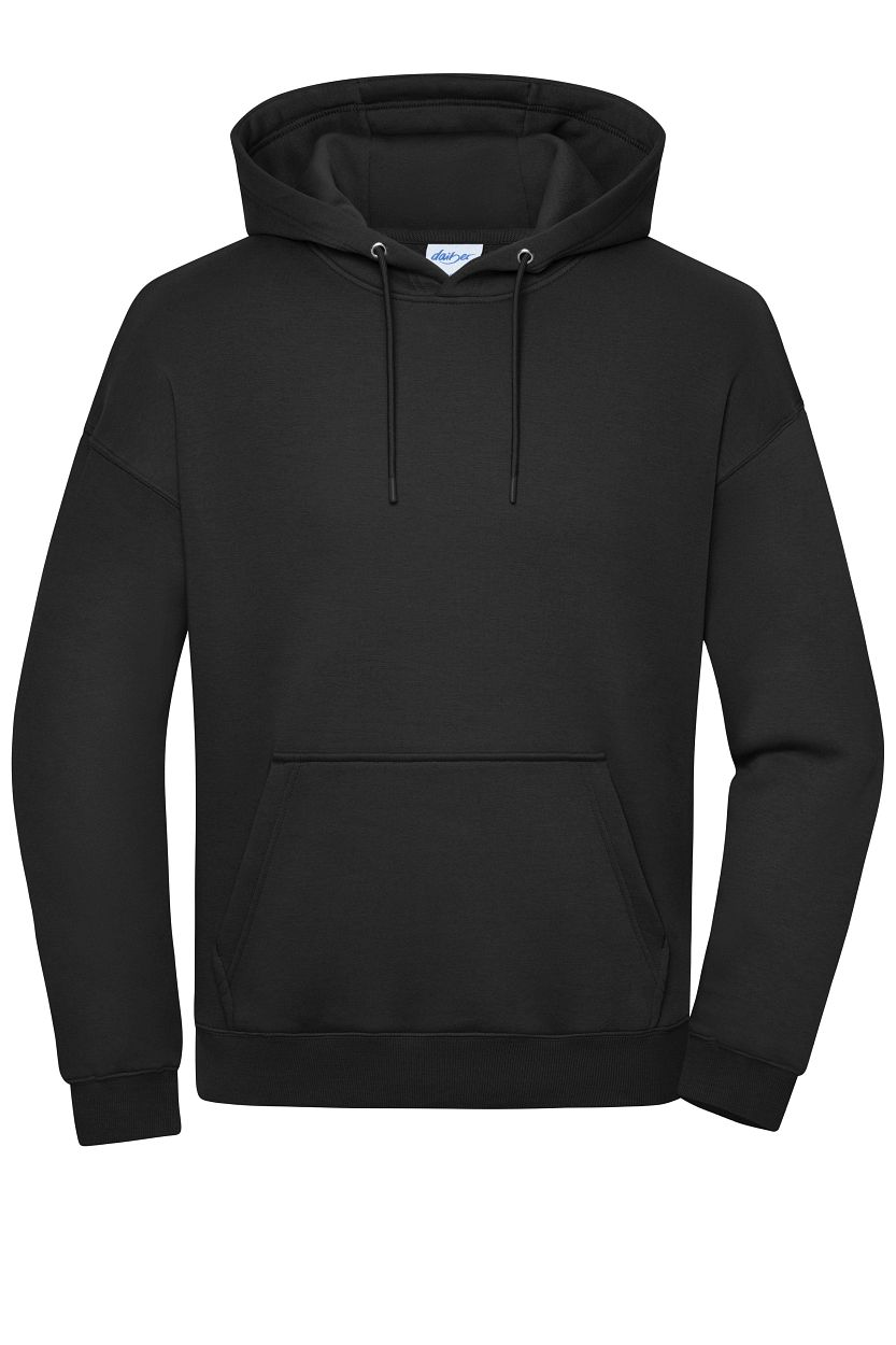 Oversized Sweat Hoody UNISEX OCS Blended & RCS "8052" in Black, Größe 3XL - Daiber