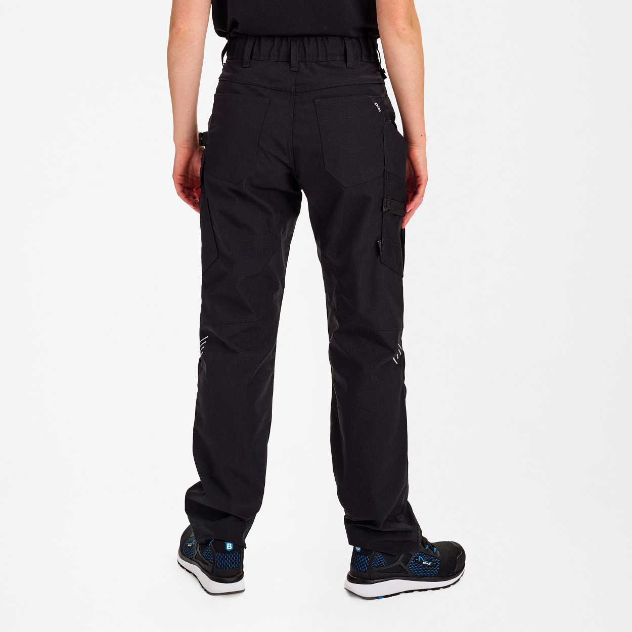 Entire Damen Arbeitshose mit Stretch in Schwarz, Größe 48