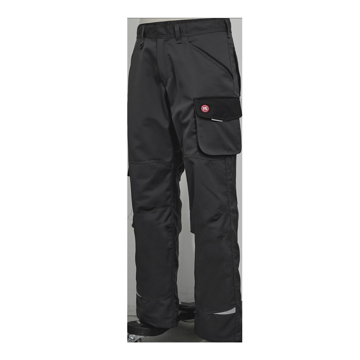 ENGEL Galaxy Light Arbeitshose in Anthrazitgrau/Schwarz, Größe 106
