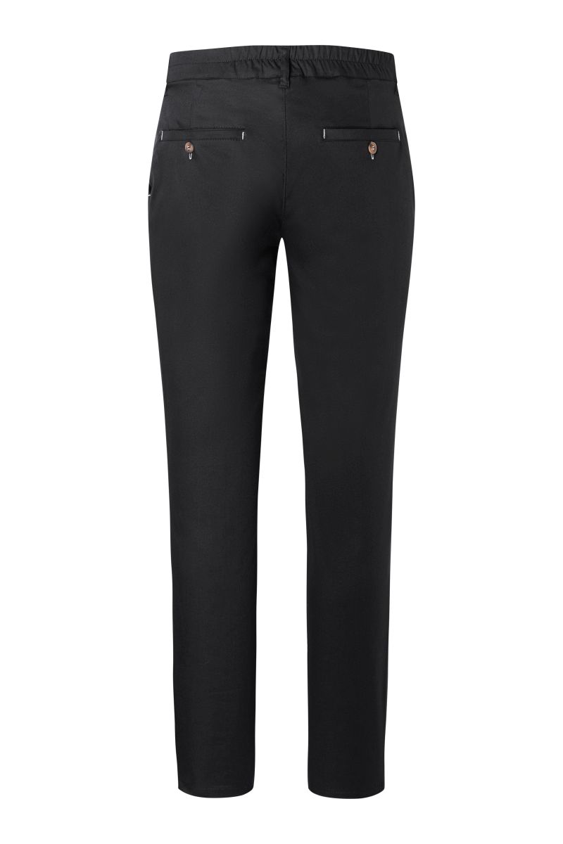 Herren Chinohose Modern-Stretch Größe 64 in Schwarz von Karlowsky