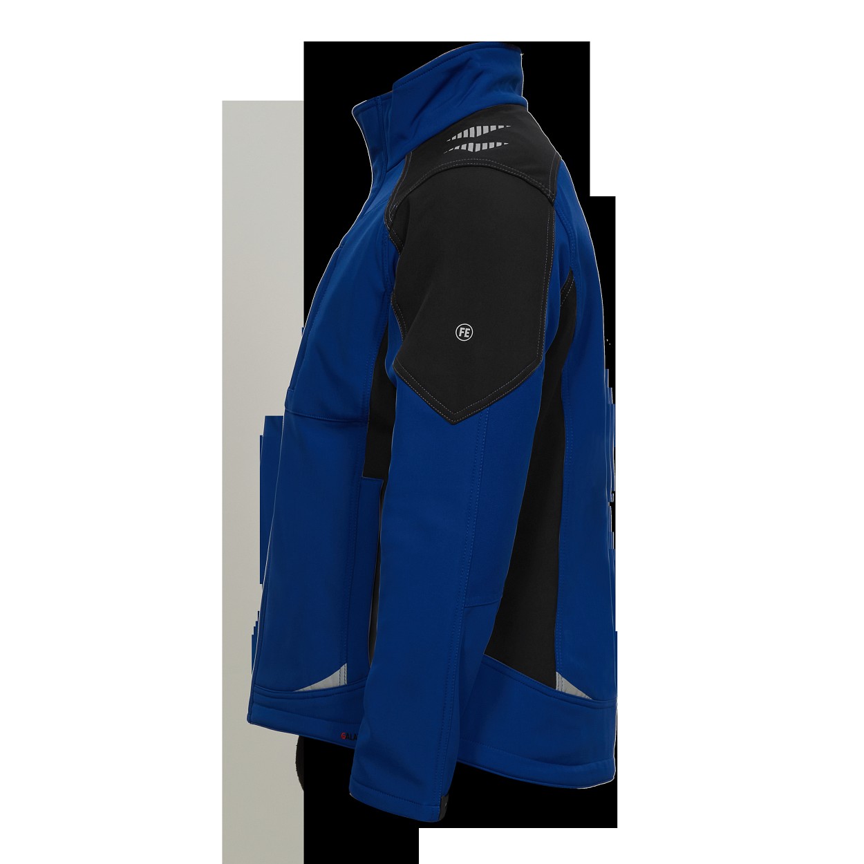 ENGEL Galaxy Softshelljacke in Surfer Blue/Schwarz, Größe XS