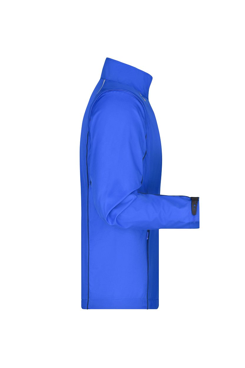 Men's Zip-Off Softshell Jacket "JN1122" in Nautic-Blue/Navy, Größe 3XL - Daiber