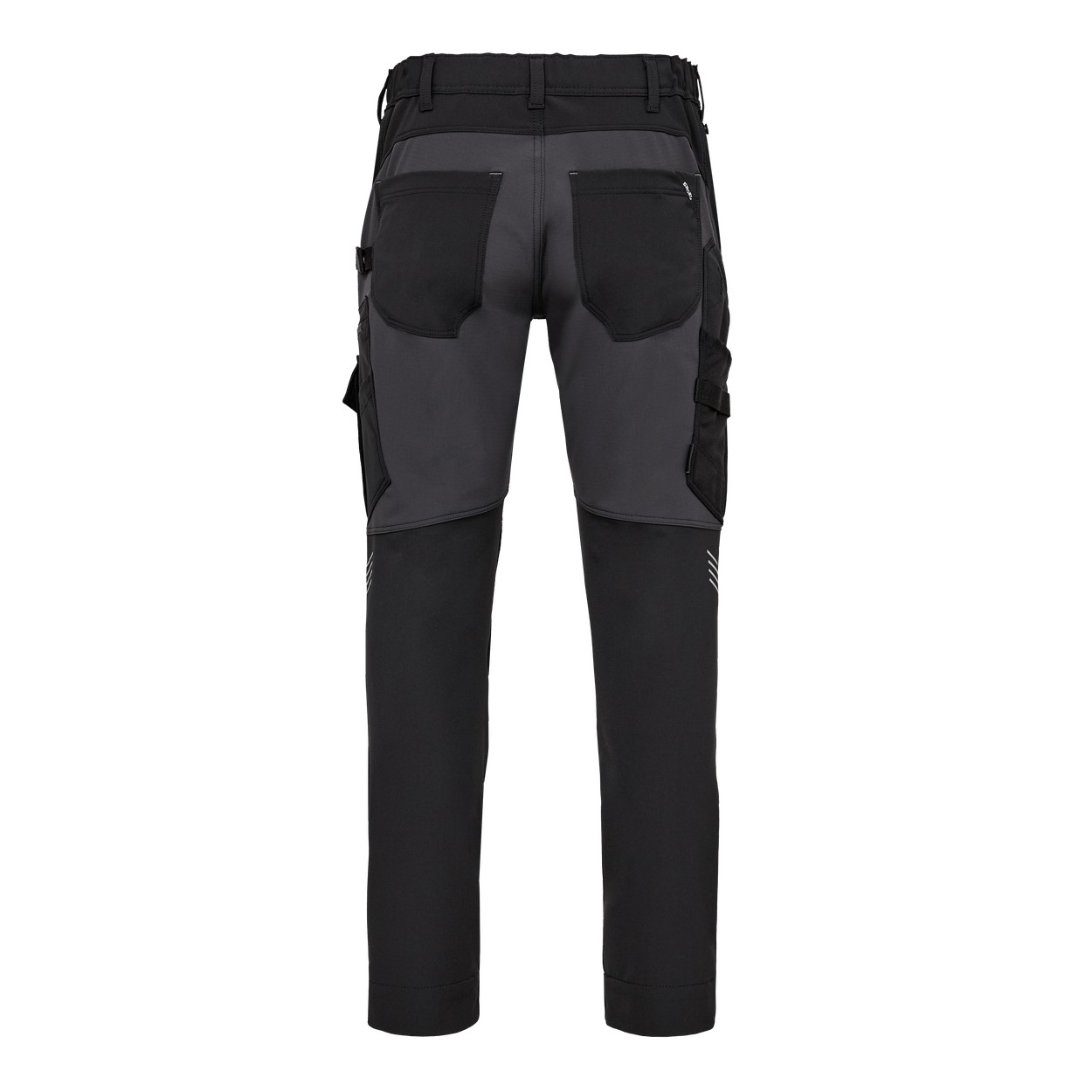 ENGEL Entire Arbeitshose mit 4-Wege-Stretch in Schwarz/Anthrazit Grau, Größe 26