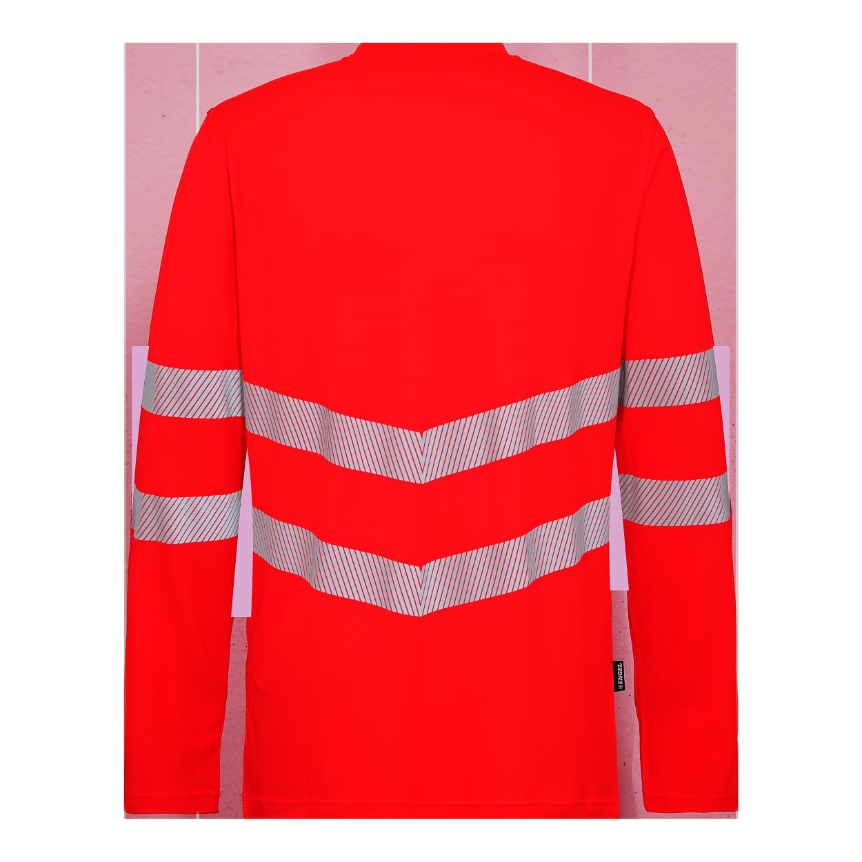 ENGEL Safety Langarm-T-Shirt in Rot, Größe XS