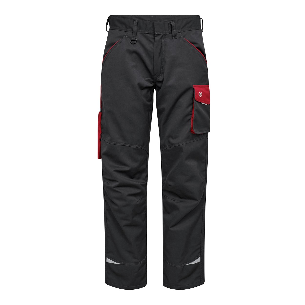 ENGEL Galaxy Light Arbeitshose in Anthrazit Grau/Tomato Red, Größe 106