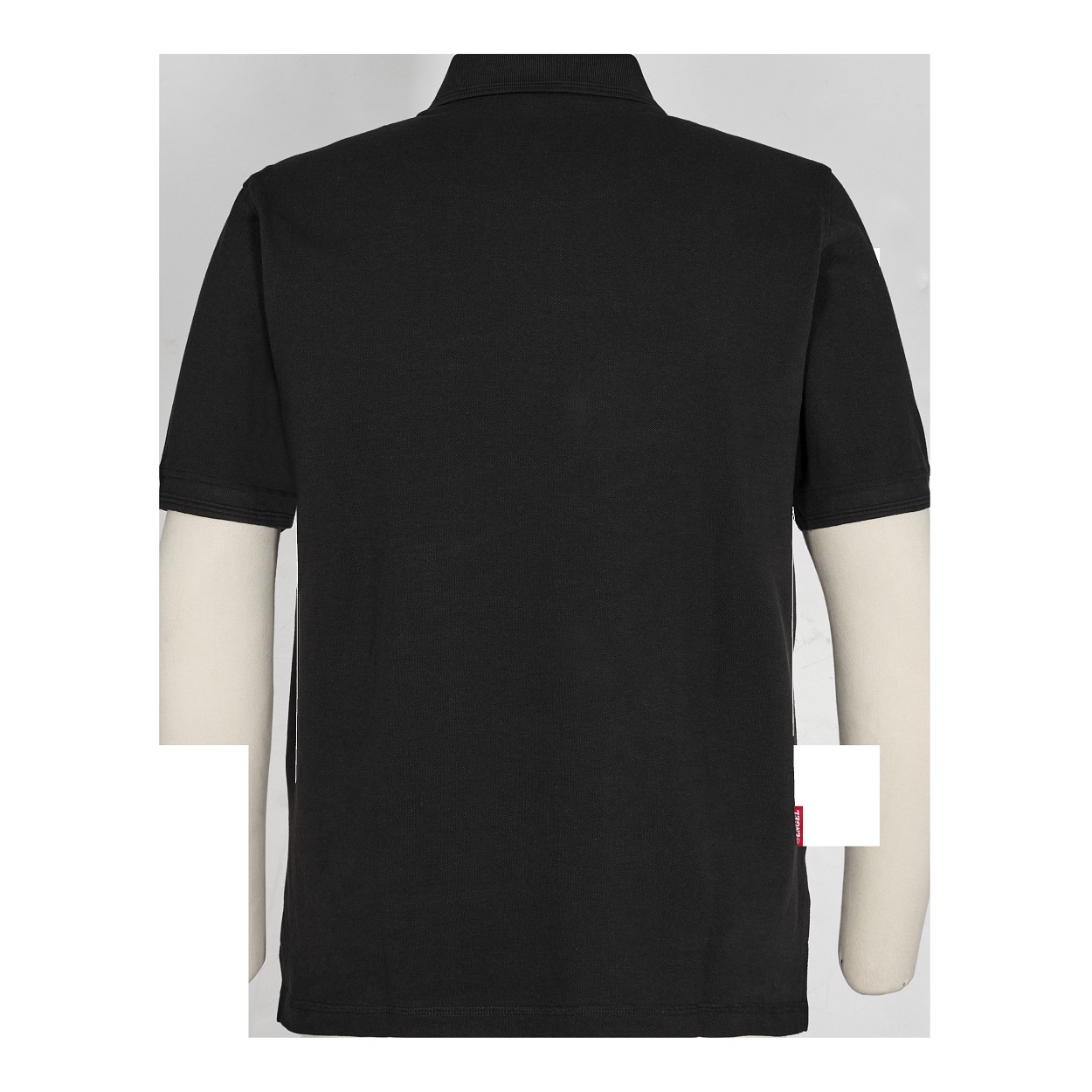 ENGEL Extend Poloshirt mit Brusttasche in Schwarz, Größe XS