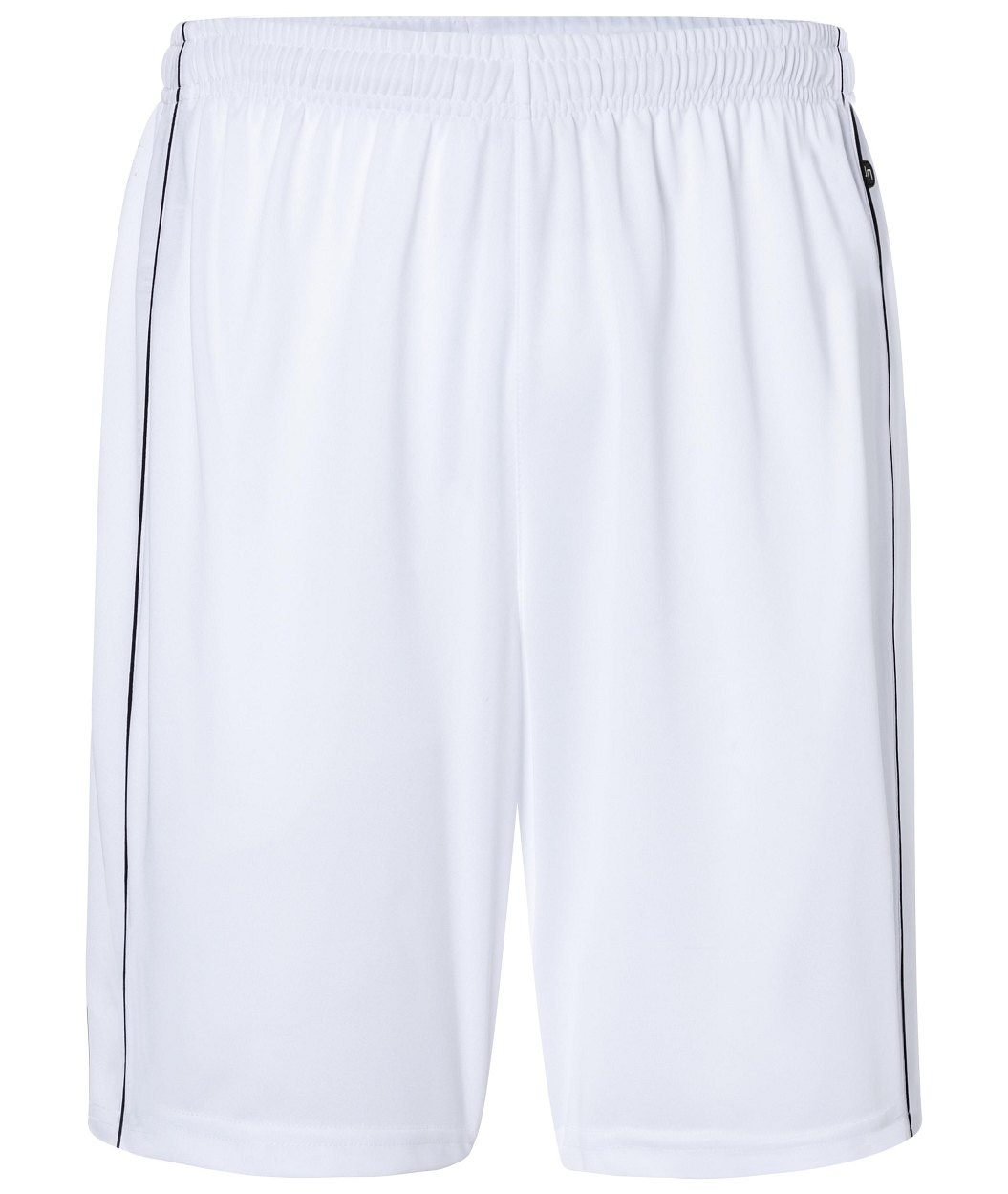Basic Team Shorts "JN387" in White/Black, Größe 2XL - Daiber