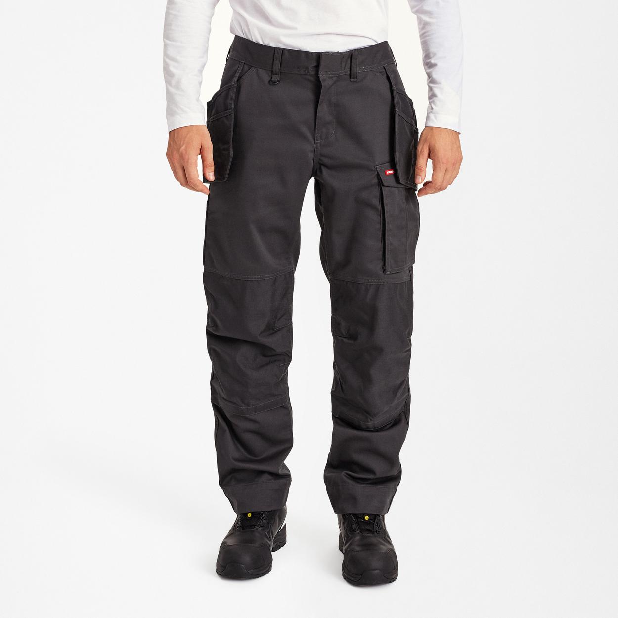 ENGEL Extend Arbeitshose mit Holstertaschen in Anthrazit Grau, Größe 26