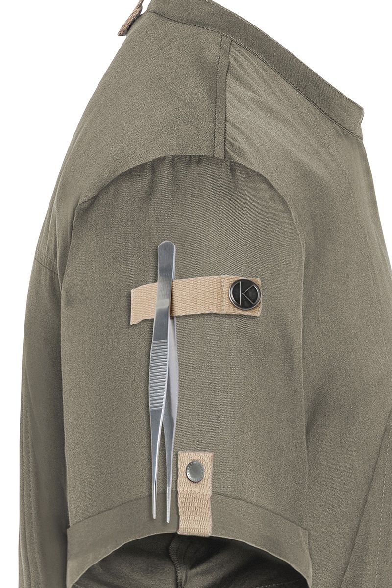 Kurzarm Kochjacke Green-Generation Größe 74 in Salbei von Karlowsky