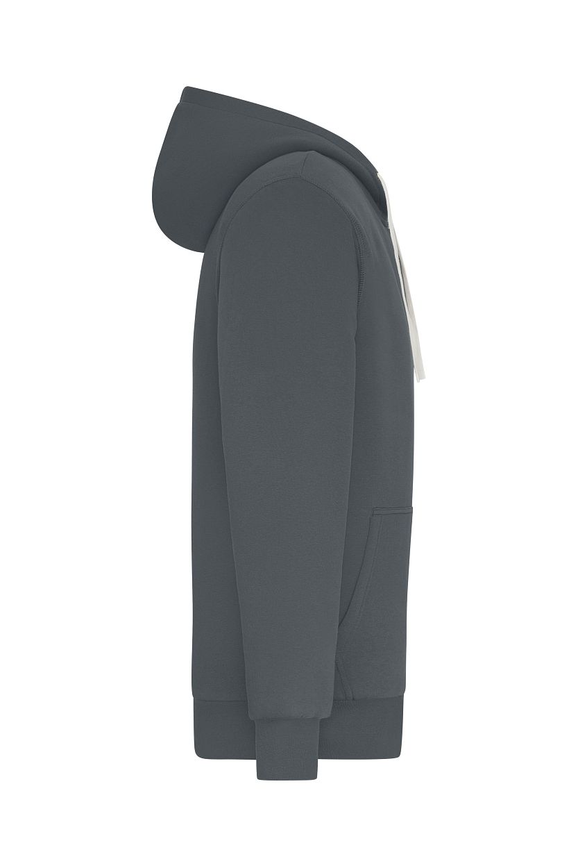 Men's Doubleface Jacket OCS Blended "JN1320" in Graphite/Nature, Größe 3XL - Daiber