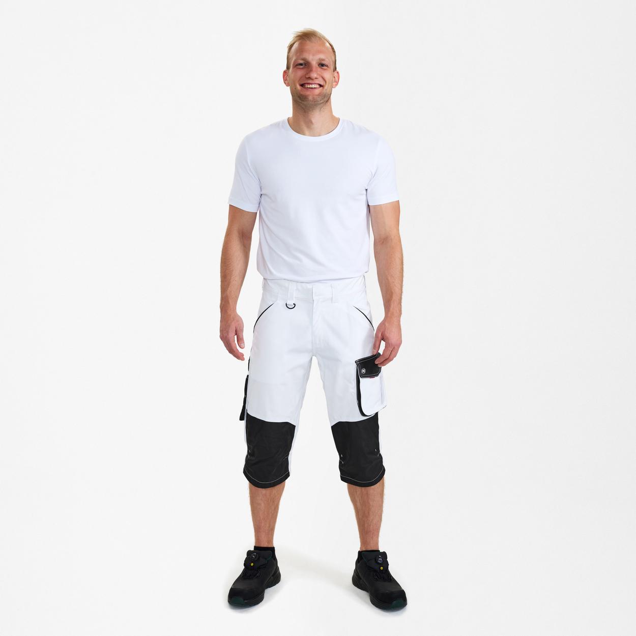 ENGEL Galaxy 3/4-Hose in Weiss/Anthrazit Grau, Größe 54