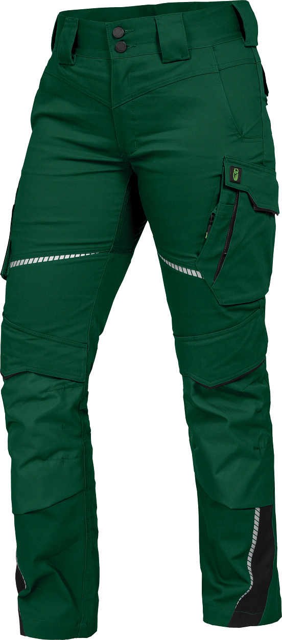 Damen-Bundhose Flex Line Grün/Schwarz FLXDH, Gr. 52 von Leibwächter