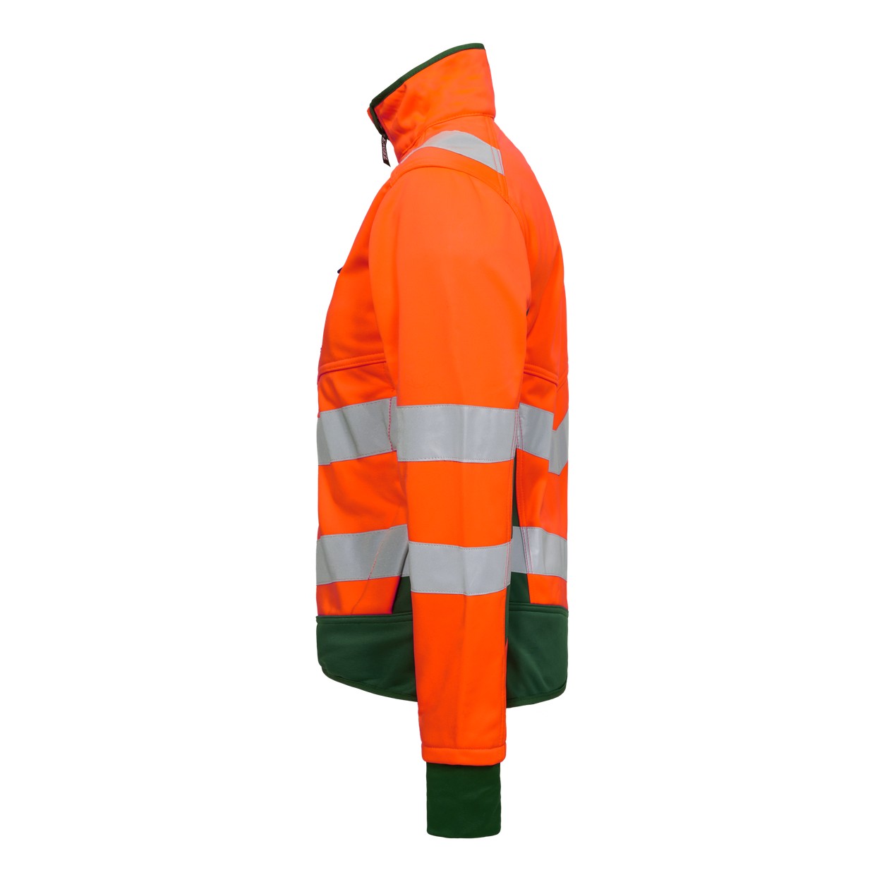 ENGEL Safety Damen Softshelljacke in Orange/Grün, Größe XS