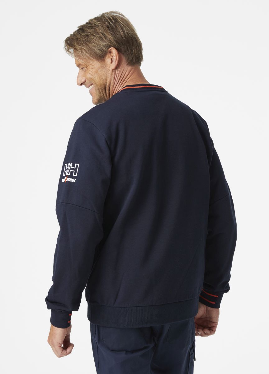 Sweatshirt Kensington in Navy, Gr. 4XL von Helly Hansen Workwear