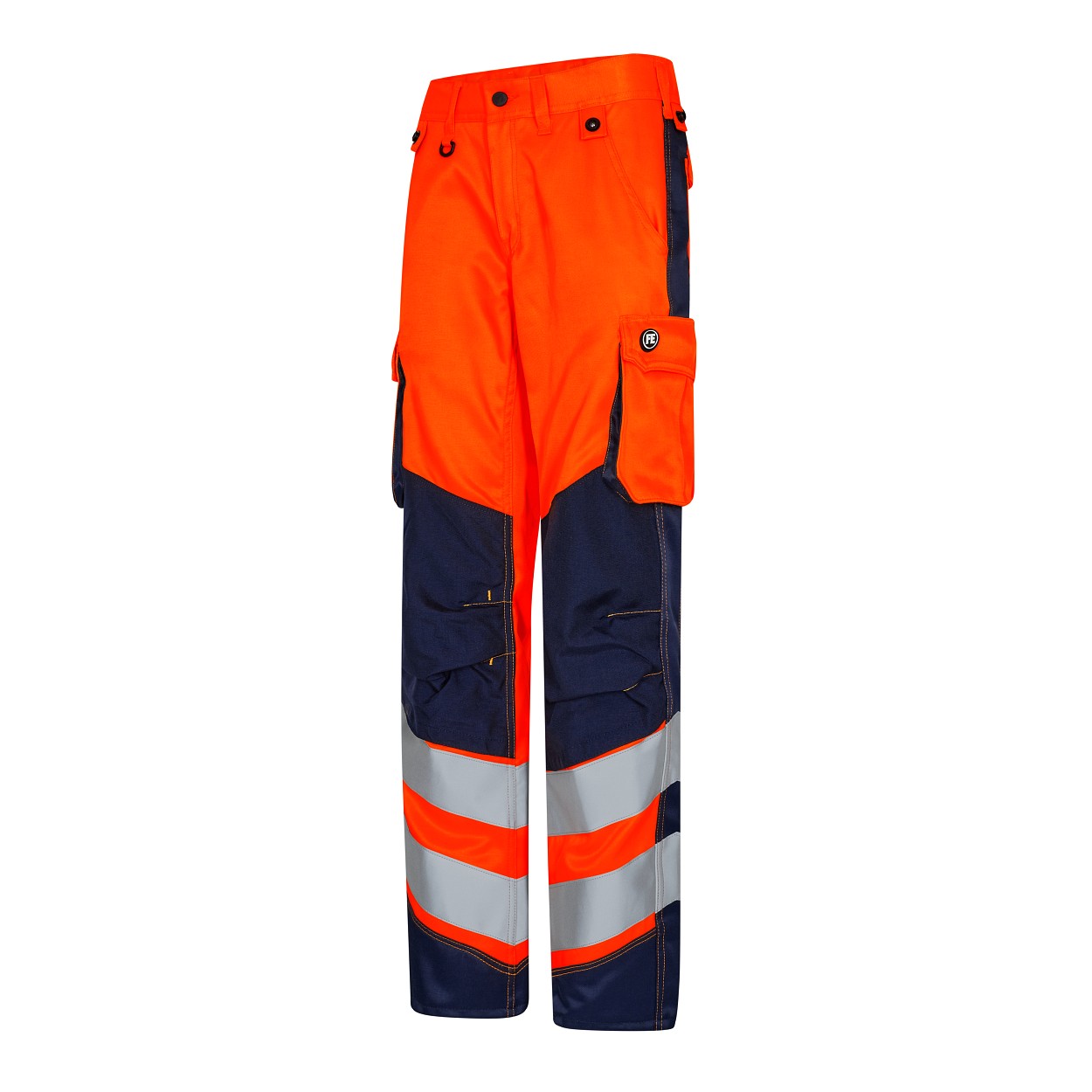 ENGEL Safety Light Damenhose in Orange/Blue ink, Größe 48
