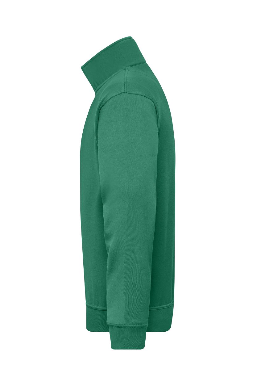 Workwear Half-Zip Sweat "JN831" in Dark-Green, Größe 6XL - Daiber