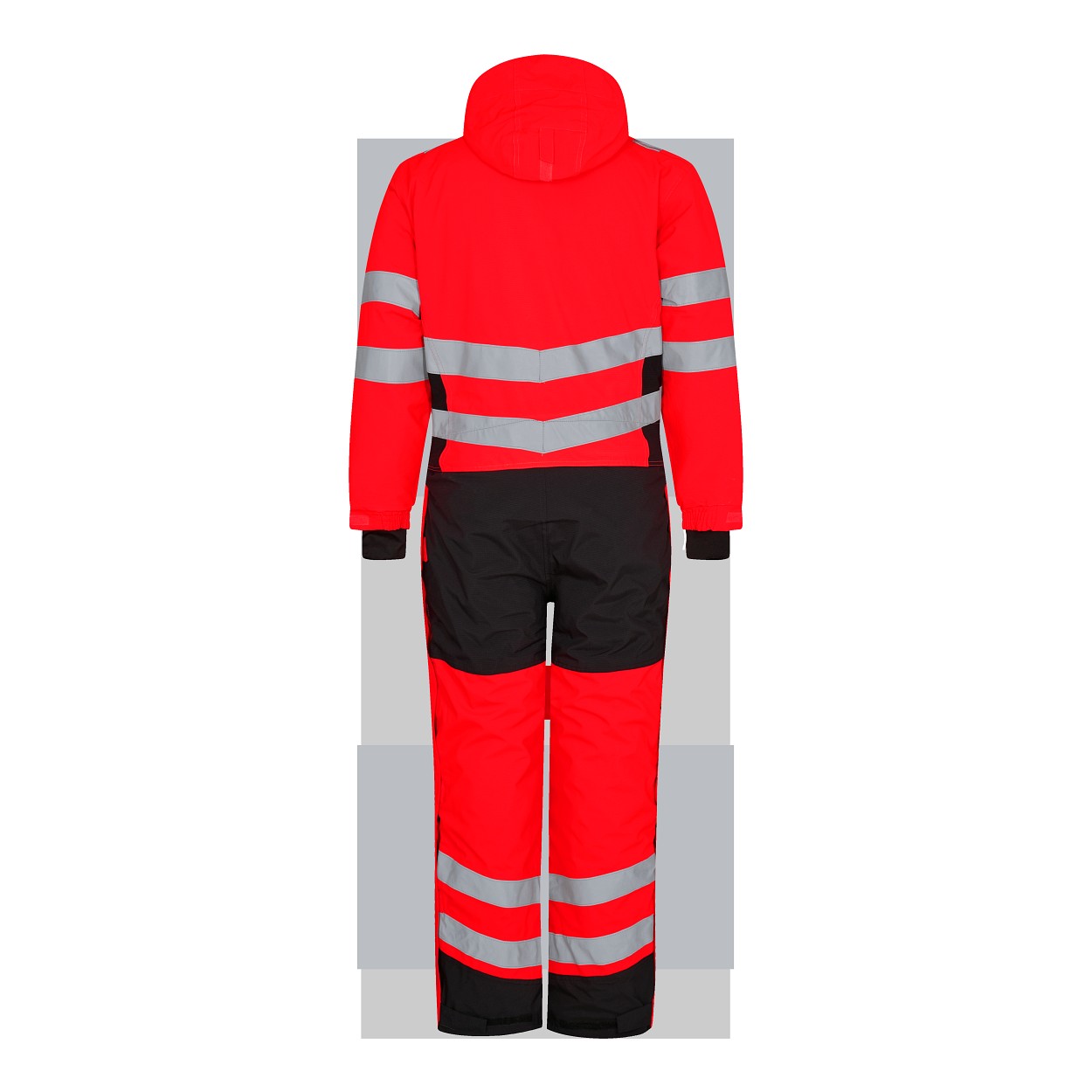 ENGEL Safety Winteroverall in Rot/Schwarz, Größe 2XL