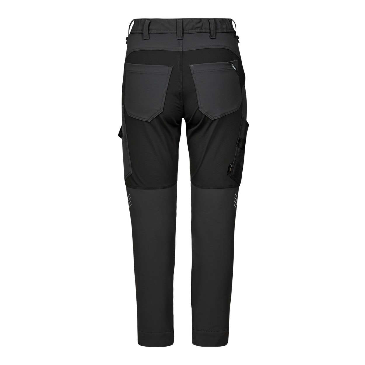 ENGEL Entire Damen Arbeitshose mit 4-Wege-Stretch in Anthrazitgrau/Schwarz, Größe 48
