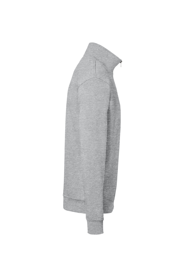 HAKRO 451 Zip-Sweatshirt Premium in Ash meliert, Größe 6XL