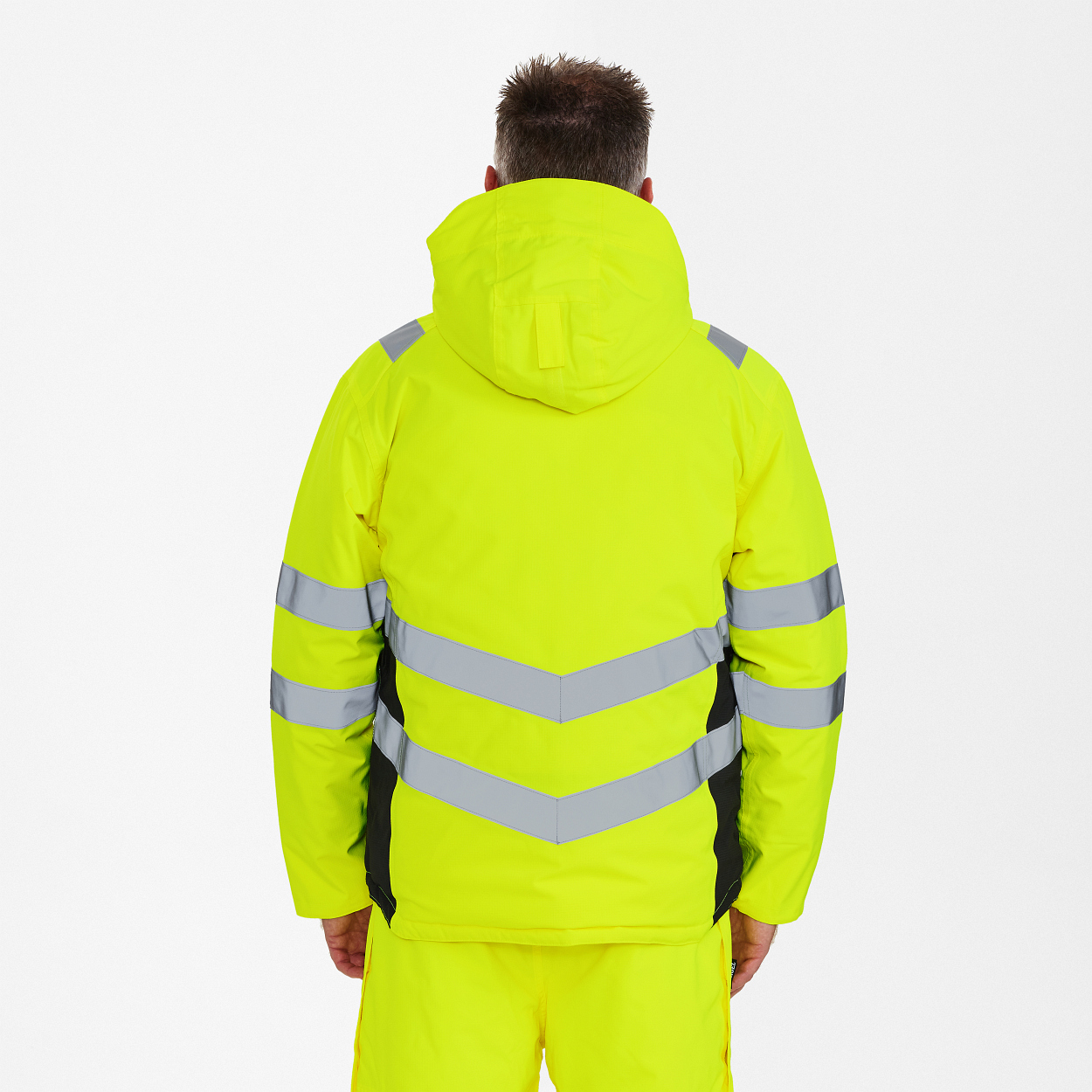 ENGEL Safety Winterjacke in Gelb/Schwarz, Größe XS