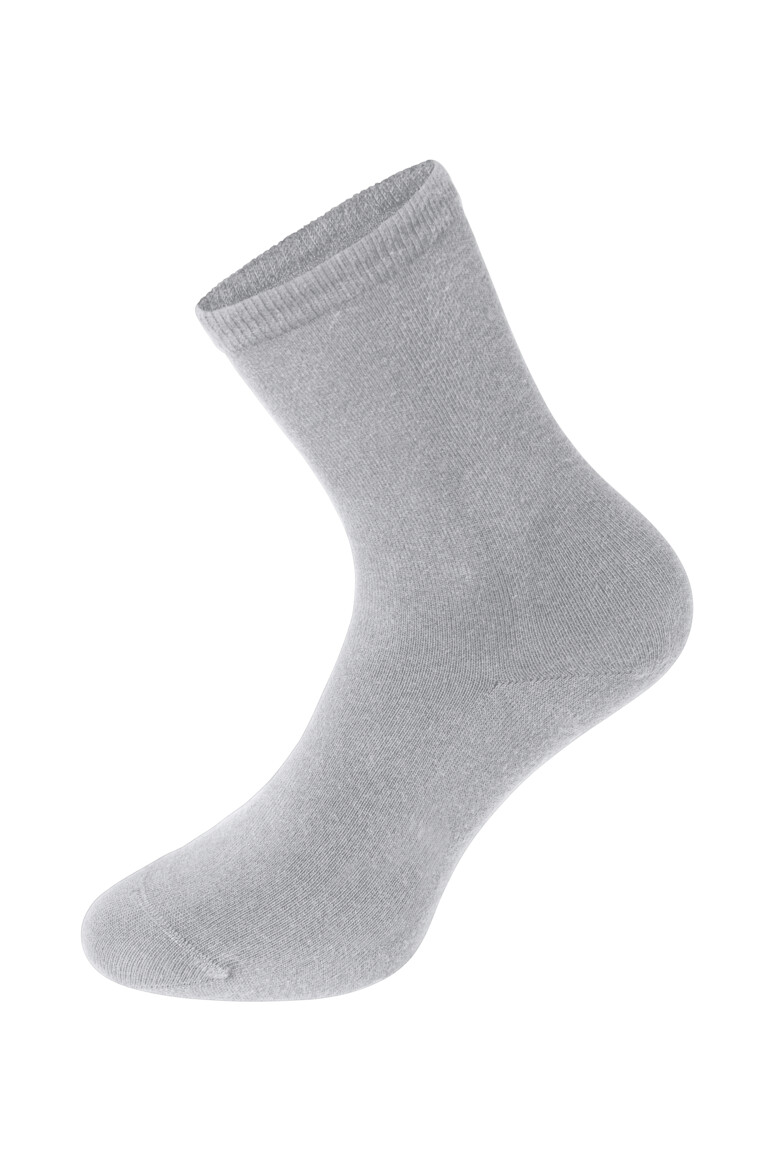 HAKRO 975 Socken Essentials in Grau meliert, Größe L