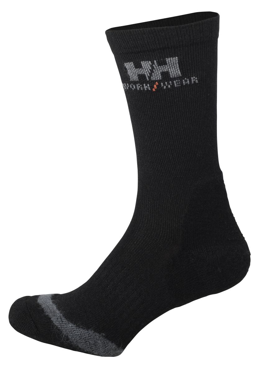 Feuerfeste Wollsocken Fakse in Black, Gr. 46 von Helly Hansen Workwear