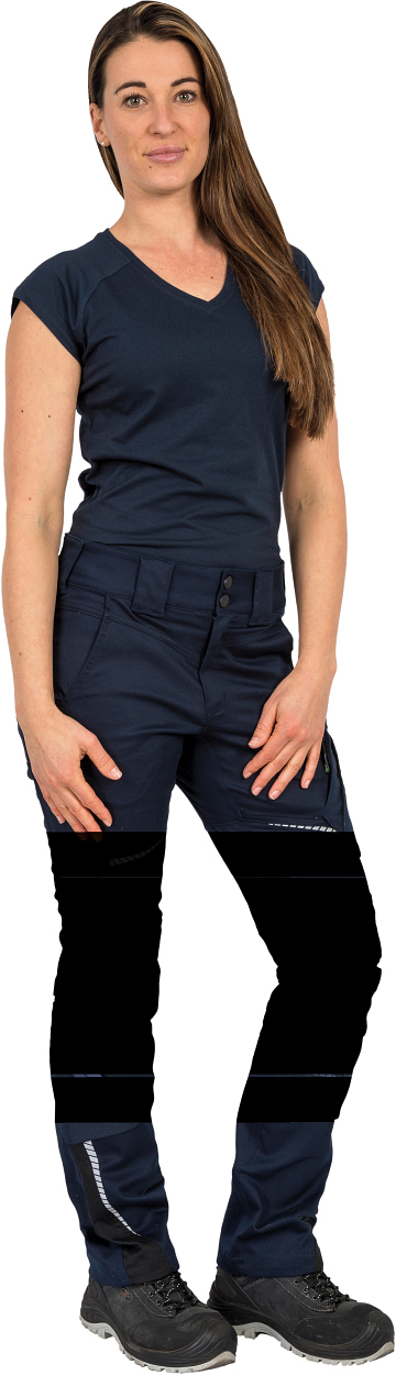 Damen T-Shirt "Lisa" Flex Line Marine FLXDT, Gr. 52 von Leibwächter