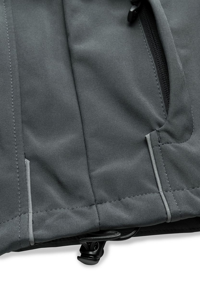 Men's Softshell Jacket "JN135" in Carbon, Größe 3XL - Daiber