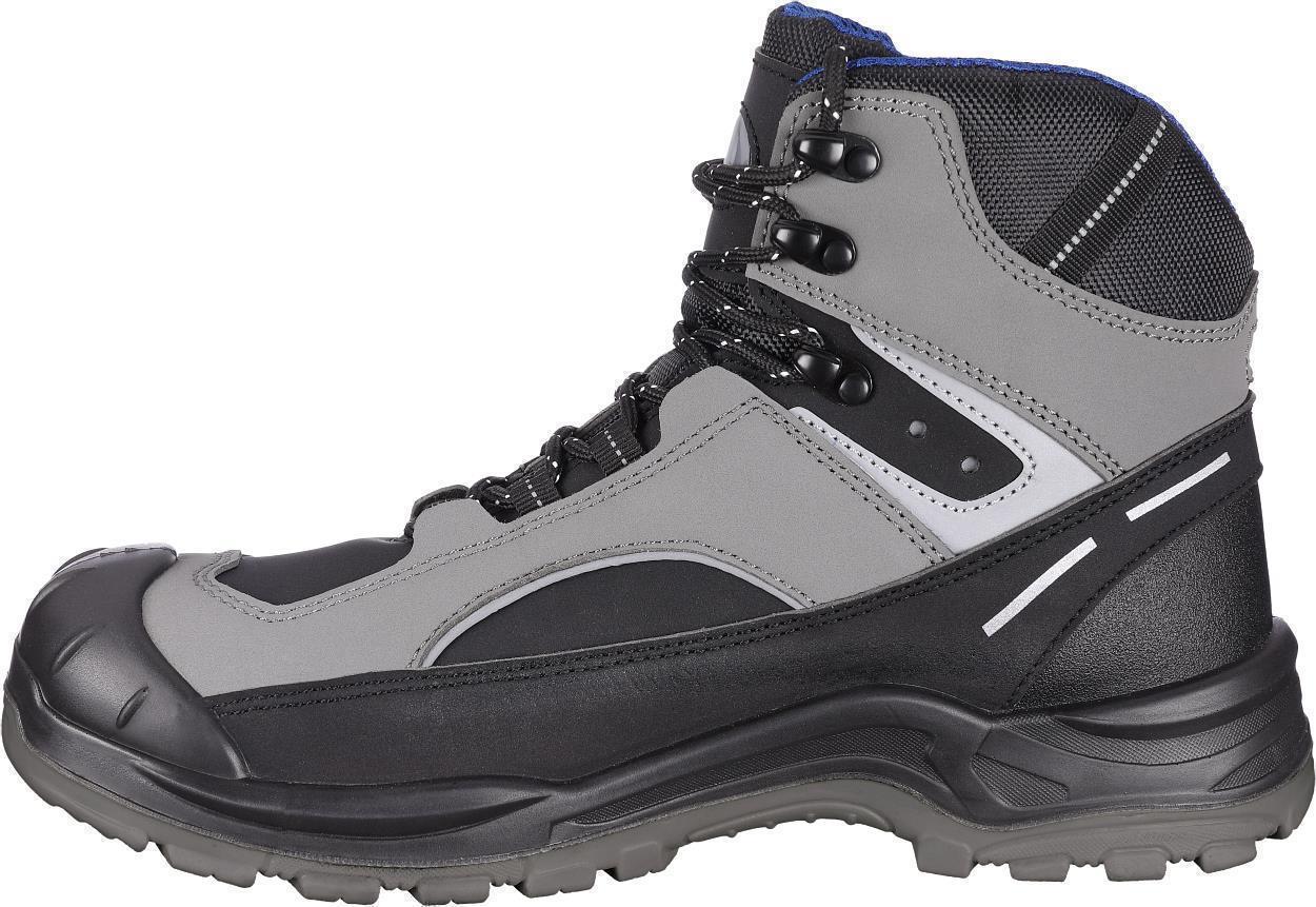 Stiefel niedrig L6124 Paris in Grau/Schwarz, Gr. 47 von Leibwächter