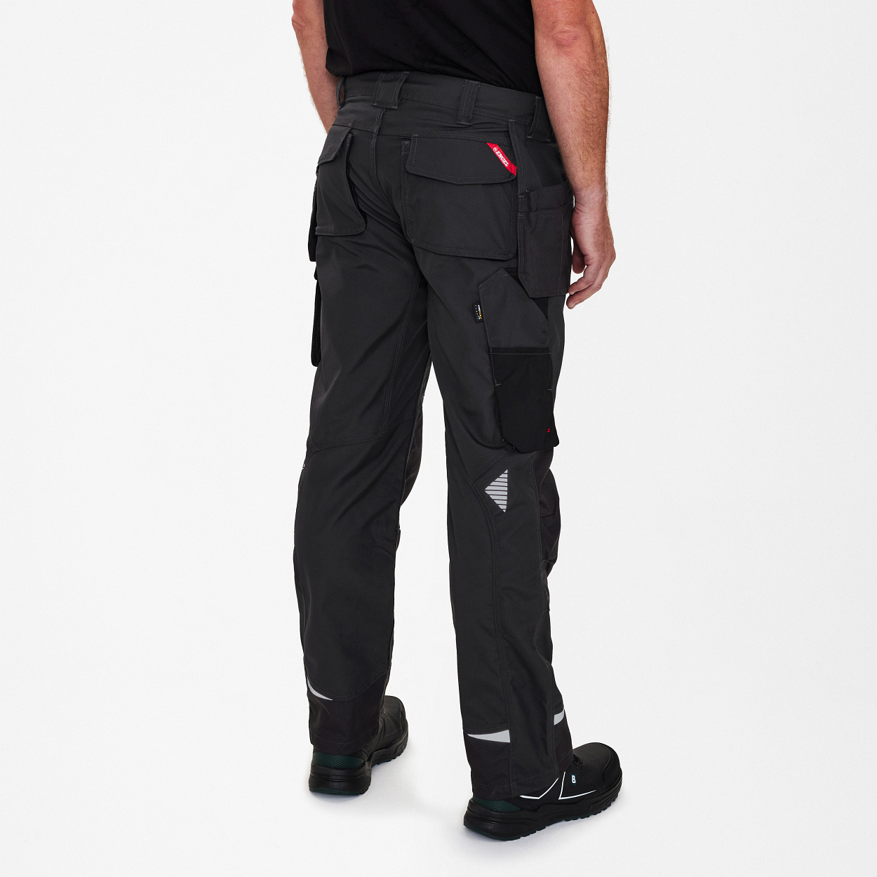 ENGEL Galaxy Arbeitshose mit Holstertaschen in Anthrazitgrau/Schwarz, Größe 106