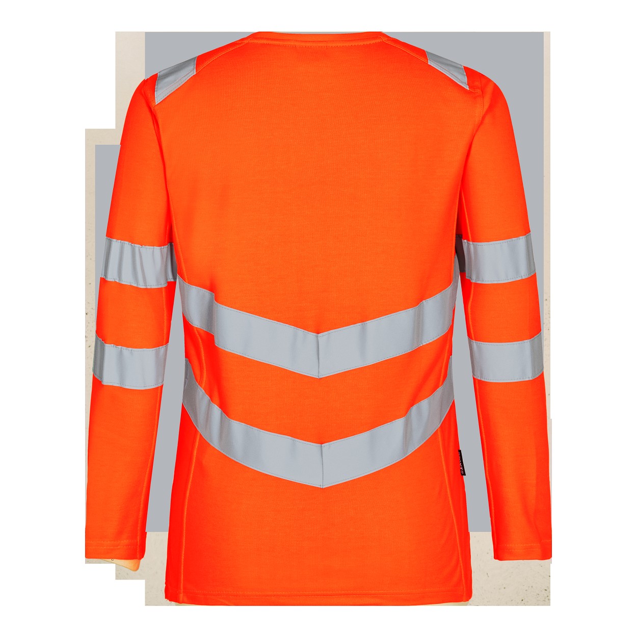 ENGEL Safety Damen langarm-Shirt in Hi-vis Orange, Größe XS
