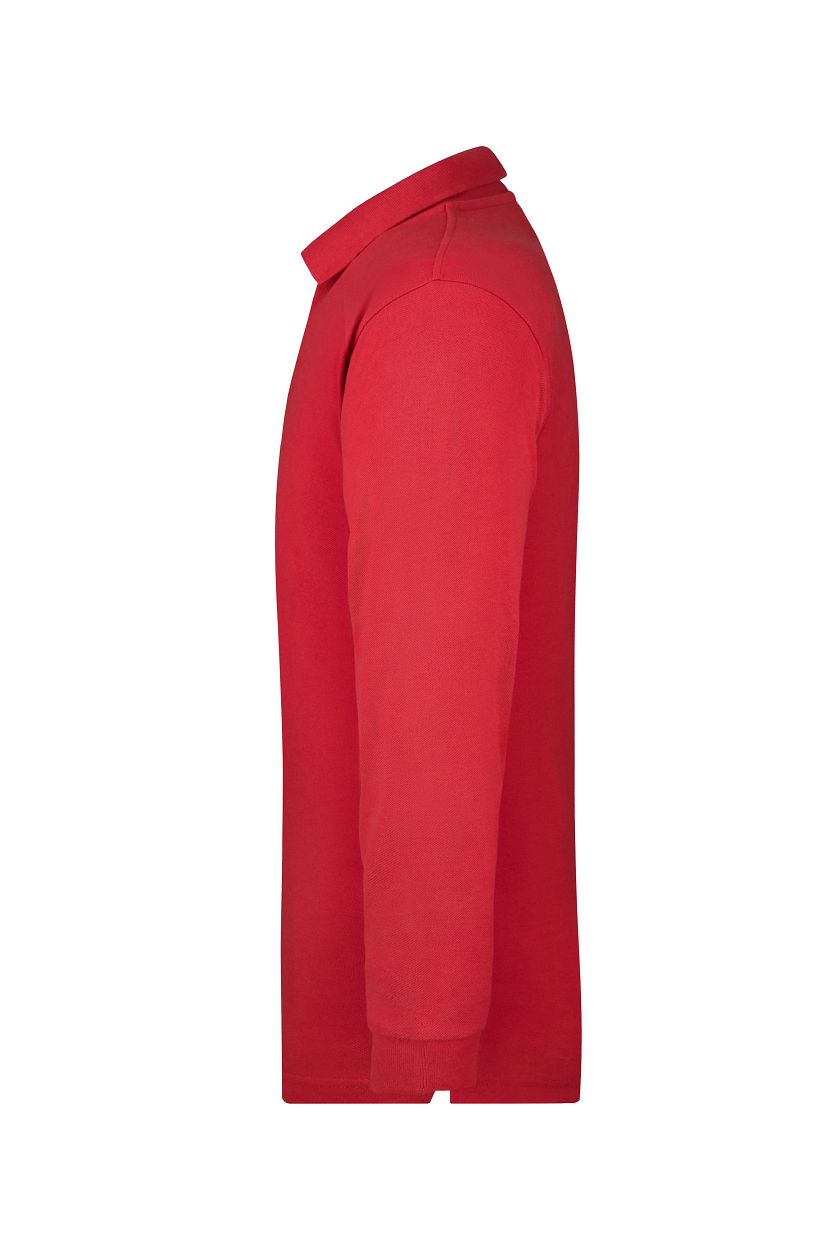 Polo-Piqué Long-Sleeved "JN022" in Red, Größe 2XL - Daiber